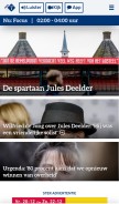 How nporadio1.nl looks like on a mobile device such as an iPhone.