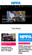 How nppa.org looks like on a mobile device such as an iPhone.