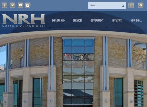 How nrhtx.com looks like on a tablet such as an iPad.