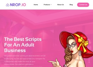 How nrop.io looks like on a tablet such as an iPad.