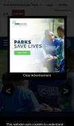 How nrpa.org looks like on a mobile device such as an iPhone.