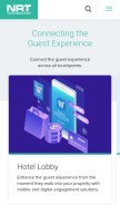 How nrttech.com looks like on a mobile device such as an iPhone.