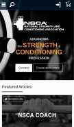 How nsca.com looks like on a mobile device such as an iPhone.