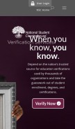 How nscverifications.org looks like on a mobile device such as an iPhone.