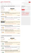 How nsearch.de looks like on a mobile device such as an iPhone.