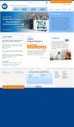 How nsf.org looks like on a mobile device such as an iPhone.