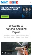How nsr-inc.com looks like on a mobile device such as an iPhone.