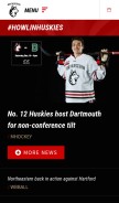 How nuhuskies.com looks like on a mobile device such as an iPhone.