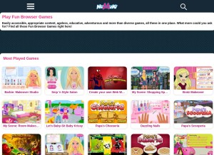 How numuki.com looks like on a tablet such as an iPad.