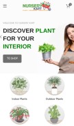 How nurserykart.in looks like on a mobile device such as an iPhone.