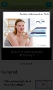 How nutraceuticalsworld.com looks like on a mobile device such as an iPhone.