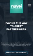 How nuvei.com looks like on a mobile device such as an iPhone.