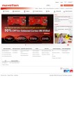 How nuvoton.com looks like on a mobile device such as an iPhone.