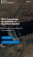 How nv5.com looks like on a mobile device such as an iPhone.