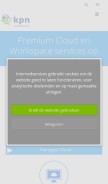 How nxs.nl looks like on a mobile device such as an iPhone.