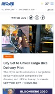 How ny1.com looks like on a mobile device such as an iPhone.