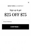 How nyandcompany.com looks like on a mobile device such as an iPhone.