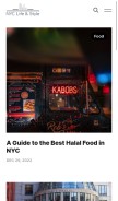 How nyclife.io looks like on a mobile device such as an iPhone.