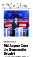 How nymag.com looks like on a mobile device such as an iPhone.