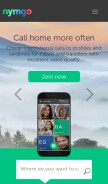How nymgo.com looks like on a mobile device such as an iPhone.