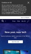 How o2alerts.com looks like on a mobile device such as an iPhone.