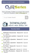 How o2tvseries.com looks like on a mobile device such as an iPhone.