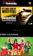 How oakdale.com looks like on a mobile device such as an iPhone.