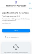 How obaid.info looks like on a mobile device such as an iPhone.
