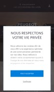How occasionsdulion.com looks like on a mobile device such as an iPhone.