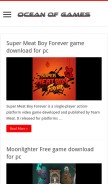 How oceanofgamesu.com looks like on a mobile device such as an iPhone.