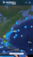 How ocearch.org looks like on a mobile device such as an iPhone.