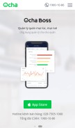 How ocha.vn looks like on a mobile device such as an iPhone.
