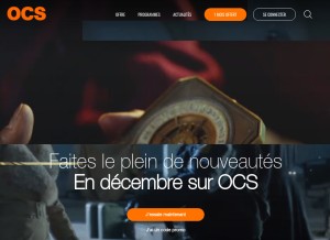How ocs.fr looks like on a tablet such as an iPad.