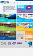 How oddizzi.com looks like on a mobile device such as an iPhone.