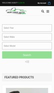 How oemusedautoparts1.com looks like on a mobile device such as an iPhone.
