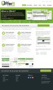 How offerit.com looks like on a mobile device such as an iPhone.