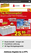 How office-discount.de looks like on a mobile device such as an iPhone.