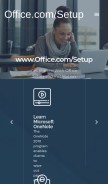 How officecom.org looks like on a mobile device such as an iPhone.