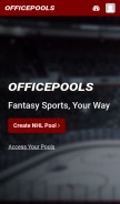 How officepools.com looks like on a mobile device such as an iPhone.