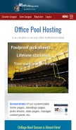How officepoolstop.com looks like on a mobile device such as an iPhone.