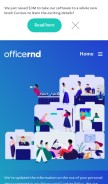 How officernd.com looks like on a mobile device such as an iPhone.