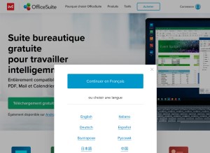 How officesuitenow.com looks like on a tablet such as an iPad.