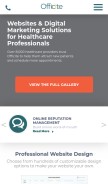 How officite.com looks like on a mobile device such as an iPhone.