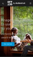 How offset.com looks like on a mobile device such as an iPhone.