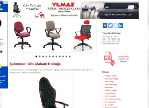 How ofis-koltuk.blogspot.com looks like on a tablet such as an iPad.