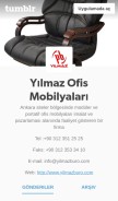 How ofiskoltuk.tumblr.com looks like on a mobile device such as an iPhone.