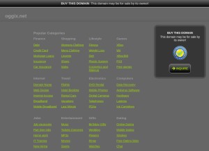 How oggix.net looks like on a tablet such as an iPad.