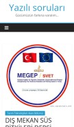 How ogrenciyiz.net looks like on a mobile device such as an iPhone.