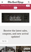 How ogtstore.com looks like on a mobile device such as an iPhone.