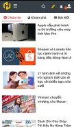 How ohay.tv looks like on a mobile device such as an iPhone.